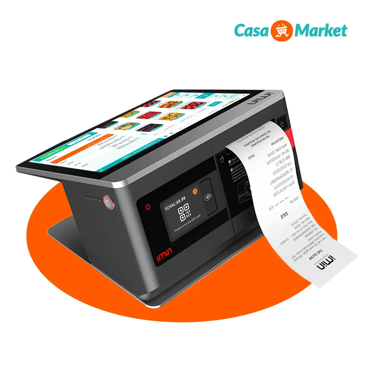 Falcon1 - Punto de venta todo en uno con impresora para bodegas y minimarkets